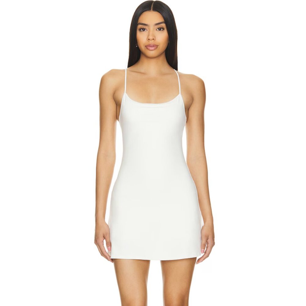 REVOLVE Activewear Tennis Dress with Built-In Shorts l Off White Medium l TAG ON